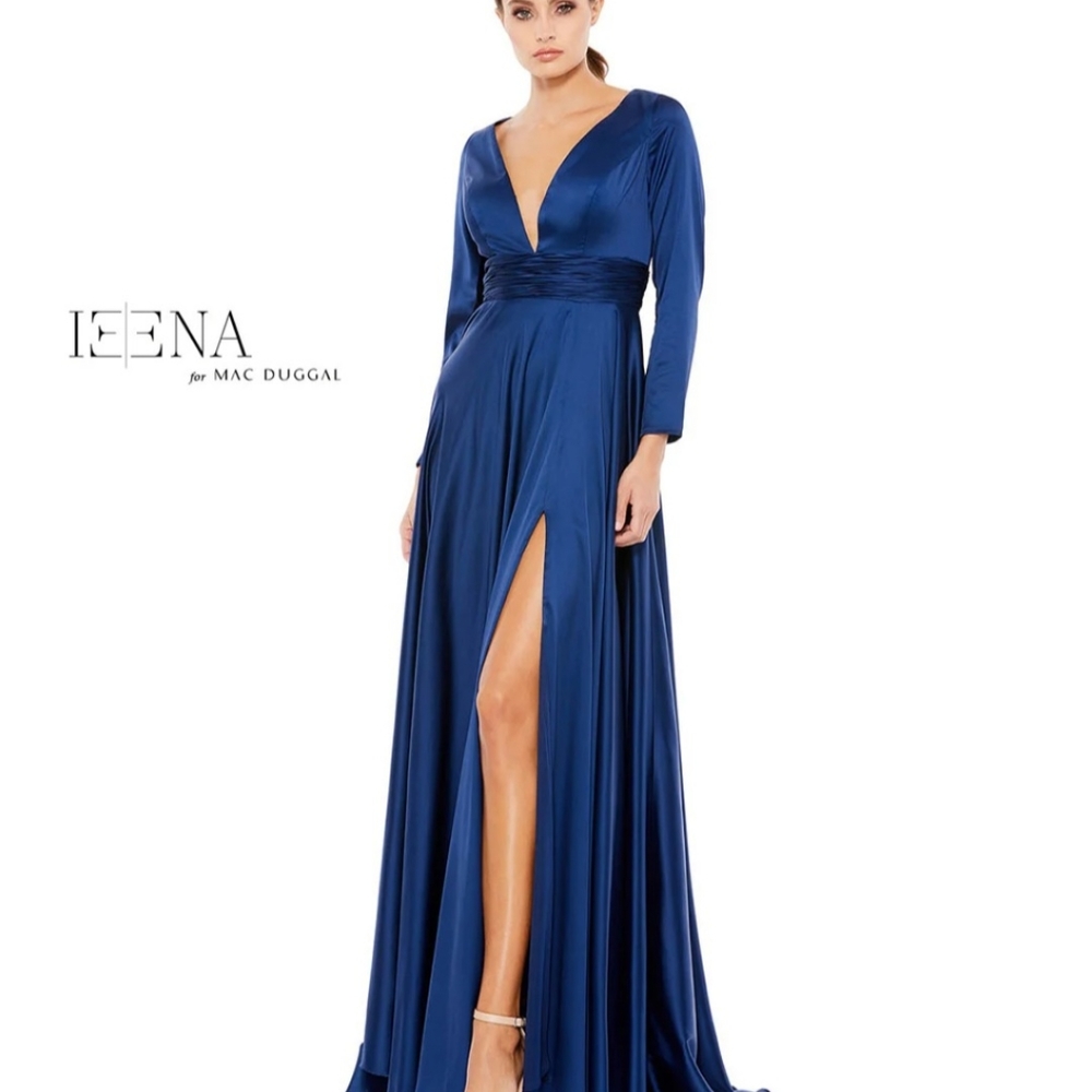 Leena for Mac Dugal blue gown 10